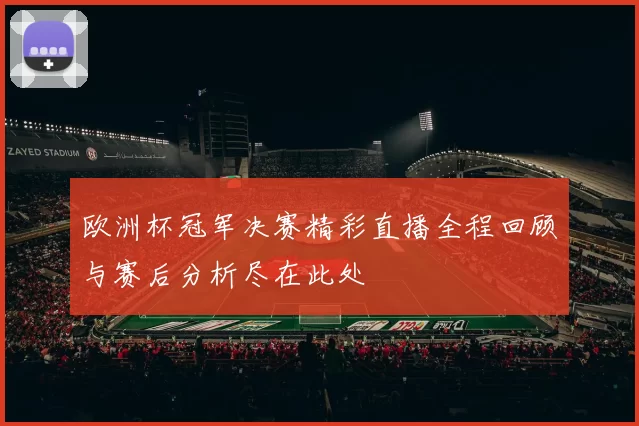 欧洲杯冠军决赛精彩直播全程回顾与赛后分析尽在此处